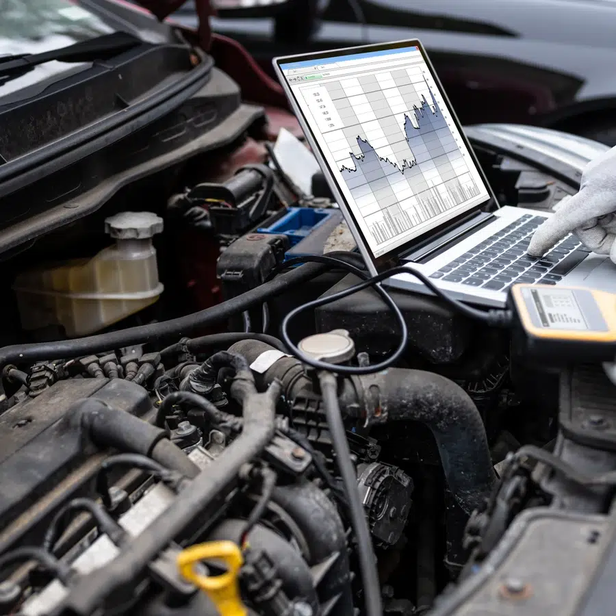 Diagnostic moteur avec ordinateur